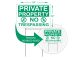 Private Property No Trespassing