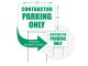 Contractor Parking Only