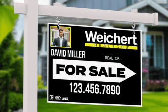 Real estate sign